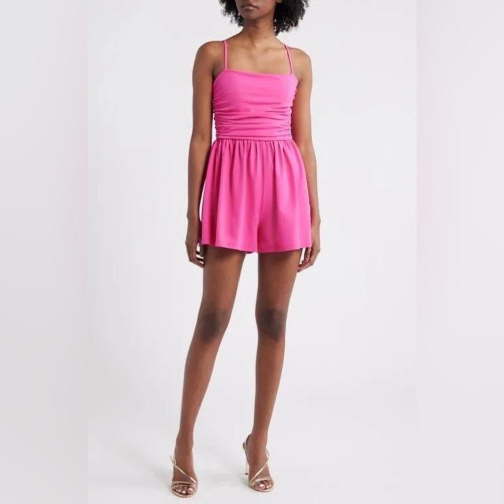 Susana Monaco Ruched Romper